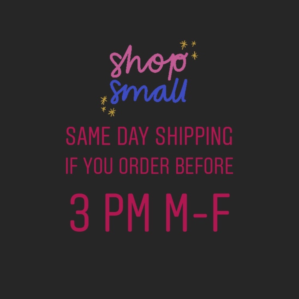 Same Day Shipping Through 12/20!
